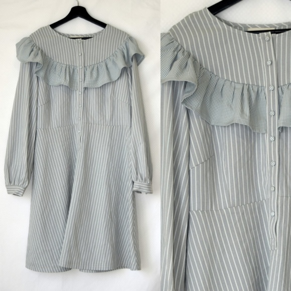 NWOT Lost Ink ASOS Long Sleeves Plus Midi Dress - Picture 1 of 7